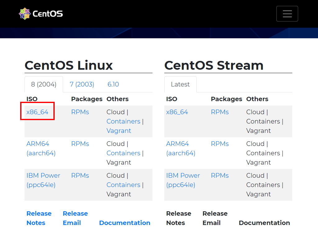 Не запускается centos 8 на virtualbox